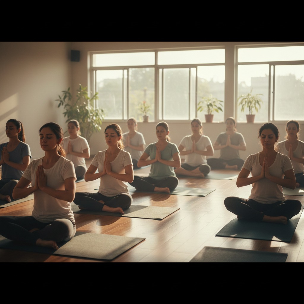 group yoga classes in Rishikesh